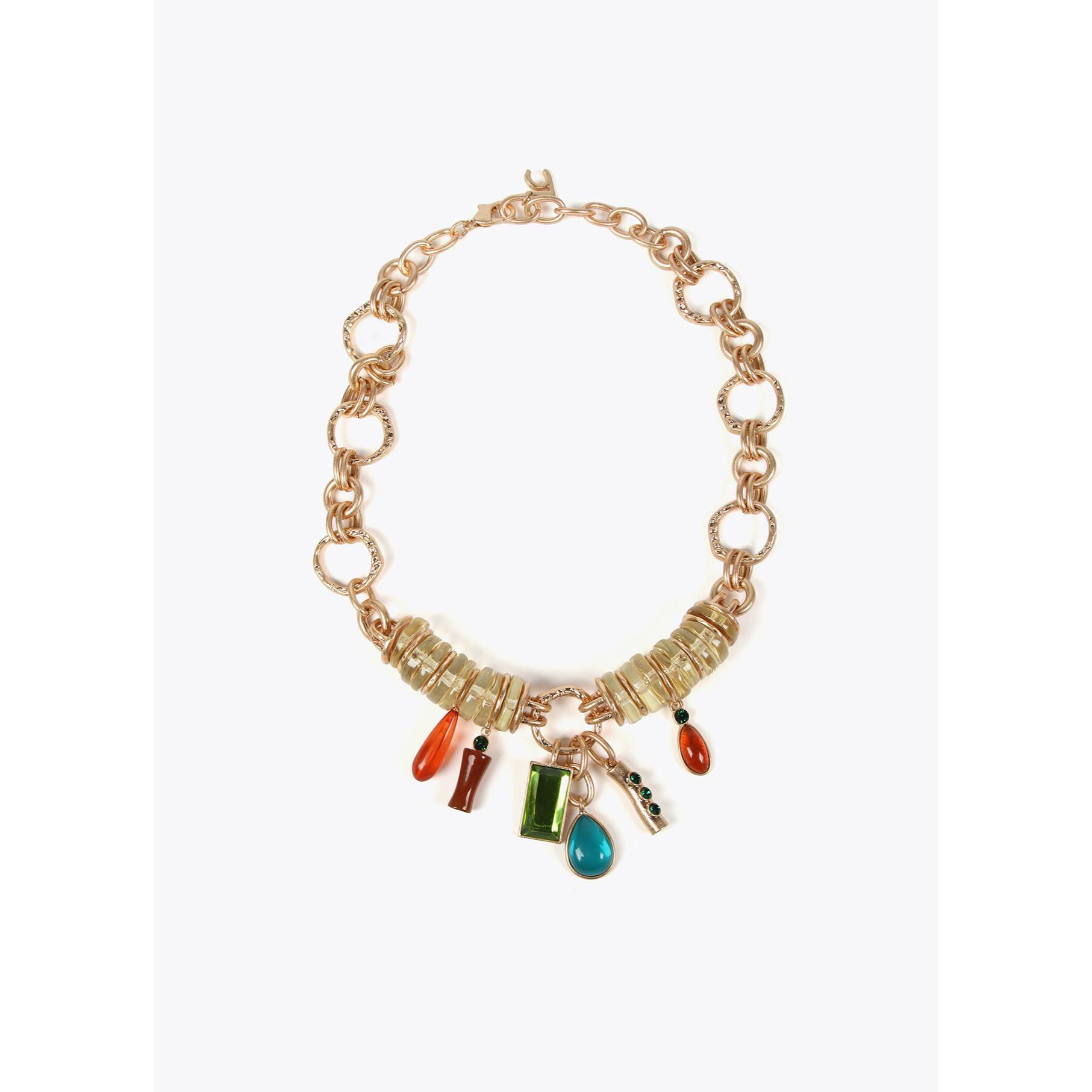 Collana elementi acrilici colorati