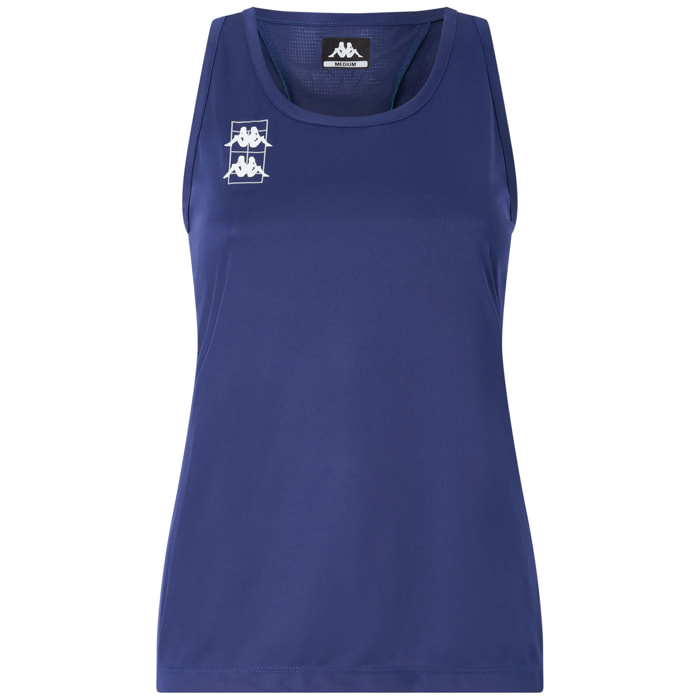Kappa - Maglie gioco Donna Blu - Kombat Padel Fras