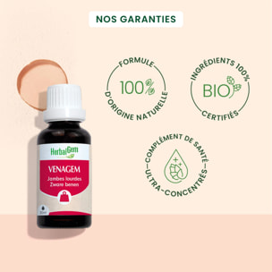 Herbalgem- VenaGem jambes lourdes - Bio - 30 ml