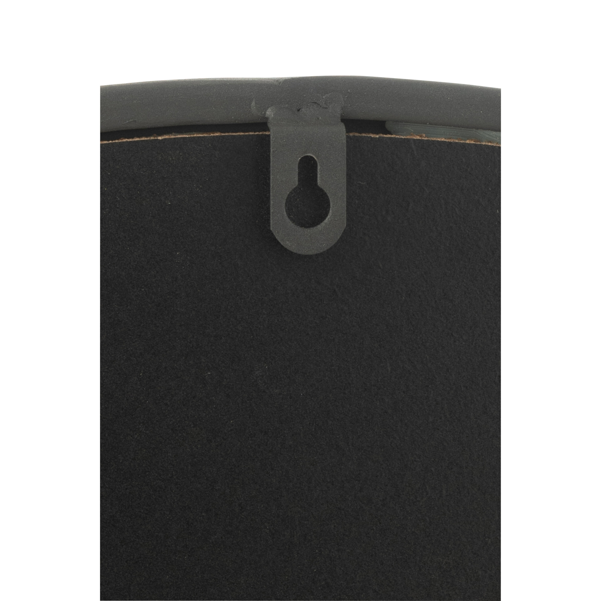 J-Line miroir Rond - noir - small - Ø 40 cm