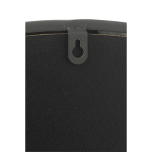 J-Line miroir Rond - noir - small - Ø 40 cm