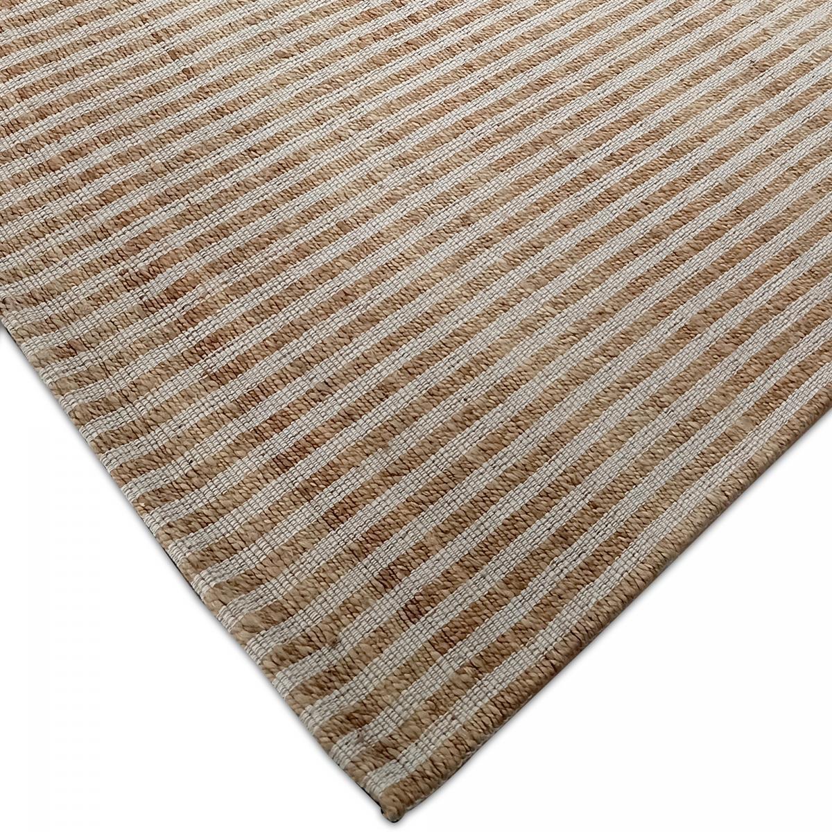 Tapis kilim tissé à la main en jute naturel