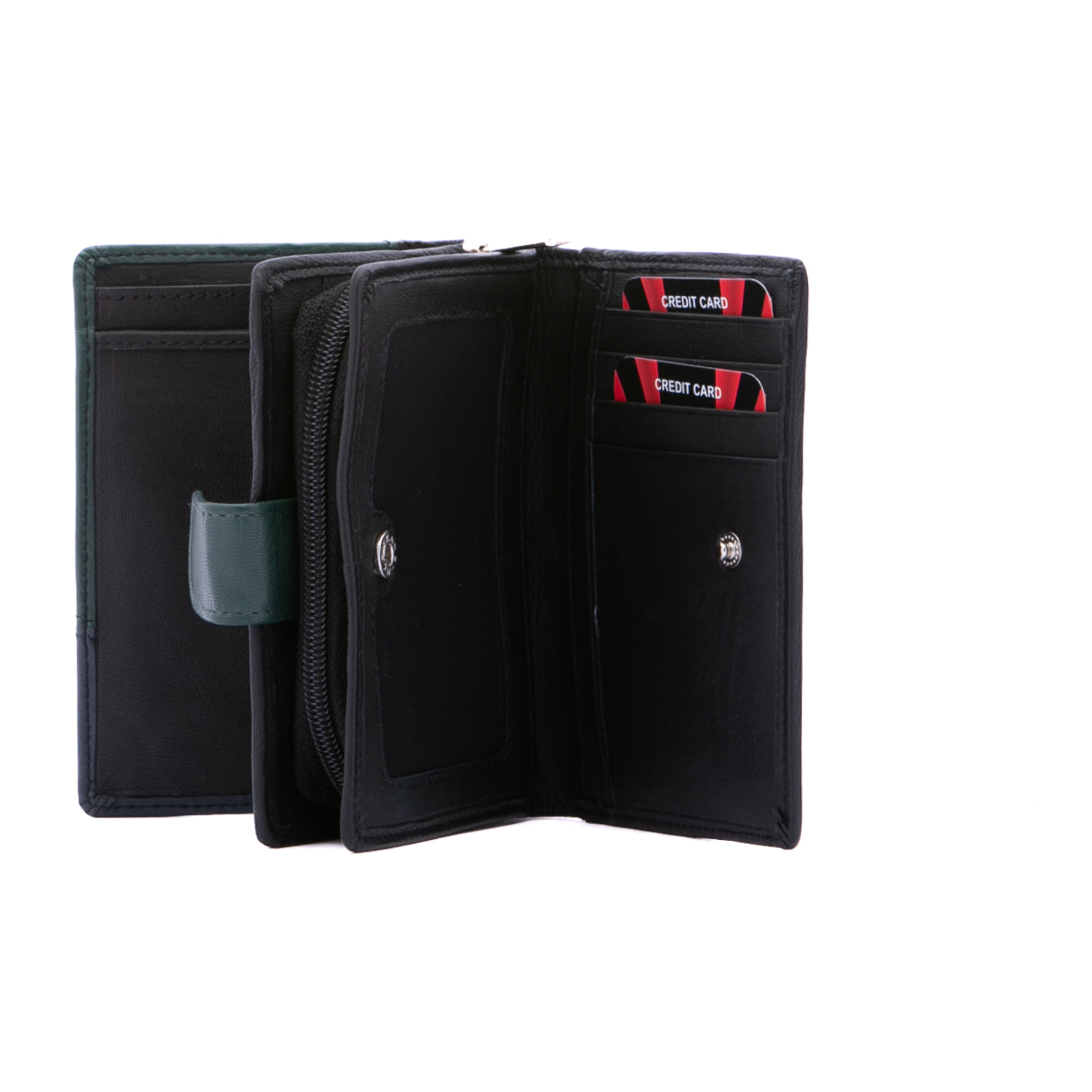 Portafoglio  da donna ecopelle Prodotto Vegano 13x9x3 cm