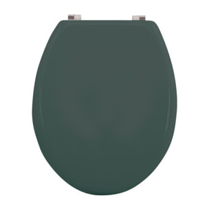 Abattant wc MDF CLÉO Vert Foncé mat - Charnières en Inox MSV