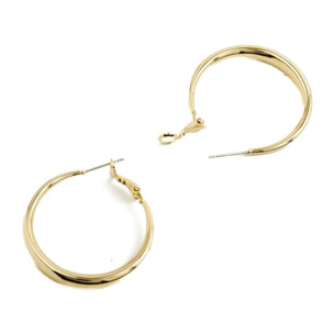 Pendientes Lux by Lux acabadoss en oro 18k