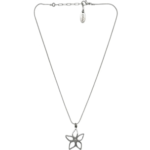 Collar 40m cola ratón latón Irregular Blom plata 10µ