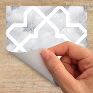 Sticker carrelage - Ambiance Sticker - 60 CARREAUX DE CIMENT MEUBLE AUTHENTIQUES SERIANO - 20x20cm
