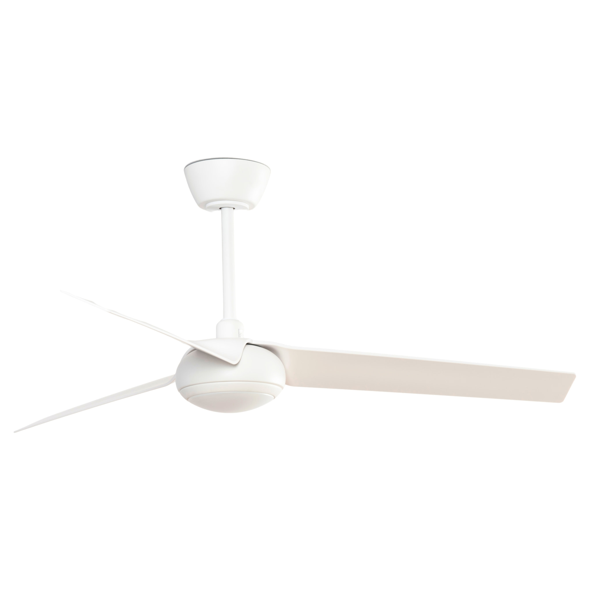 Forlight - Ventilador SFERA Acero, PMMA imitación madera, OPAL