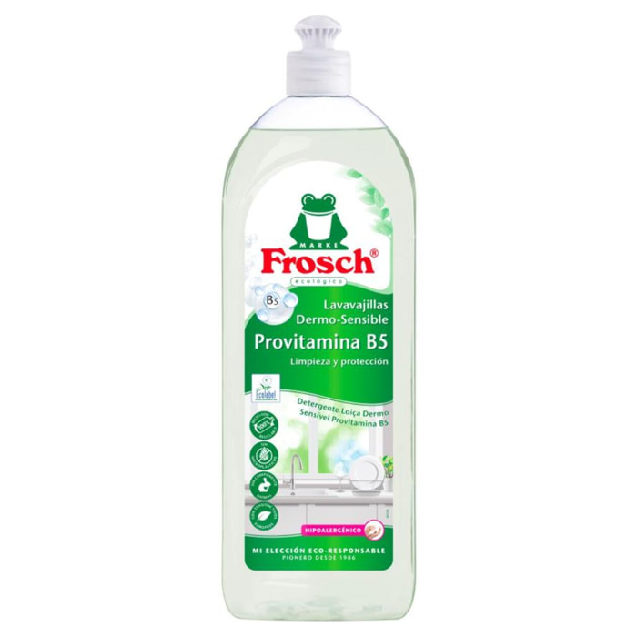 Lavavajillas hipoalergénico Frosch 750 ml