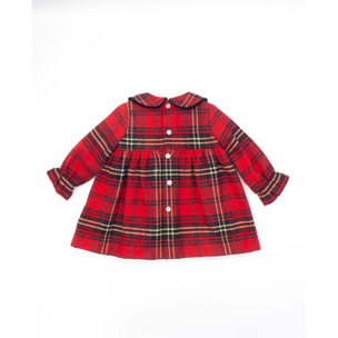 Vestido a cuadros con lazo