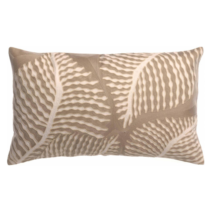 Coussin brodé Flora