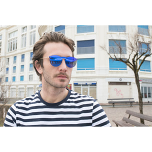 Gafas de sol PALO ALTO HELSINKI - Azul oscuro espacial / Azul oscuro espacial y patillas metálicas doradas