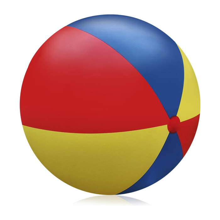 DAM Pelota gigante hinchable tricolor 120cm. 120x120x120 Cm. Color: Multicolor