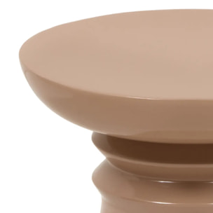 Table d'appoint Jaya ronde D.38cm marron