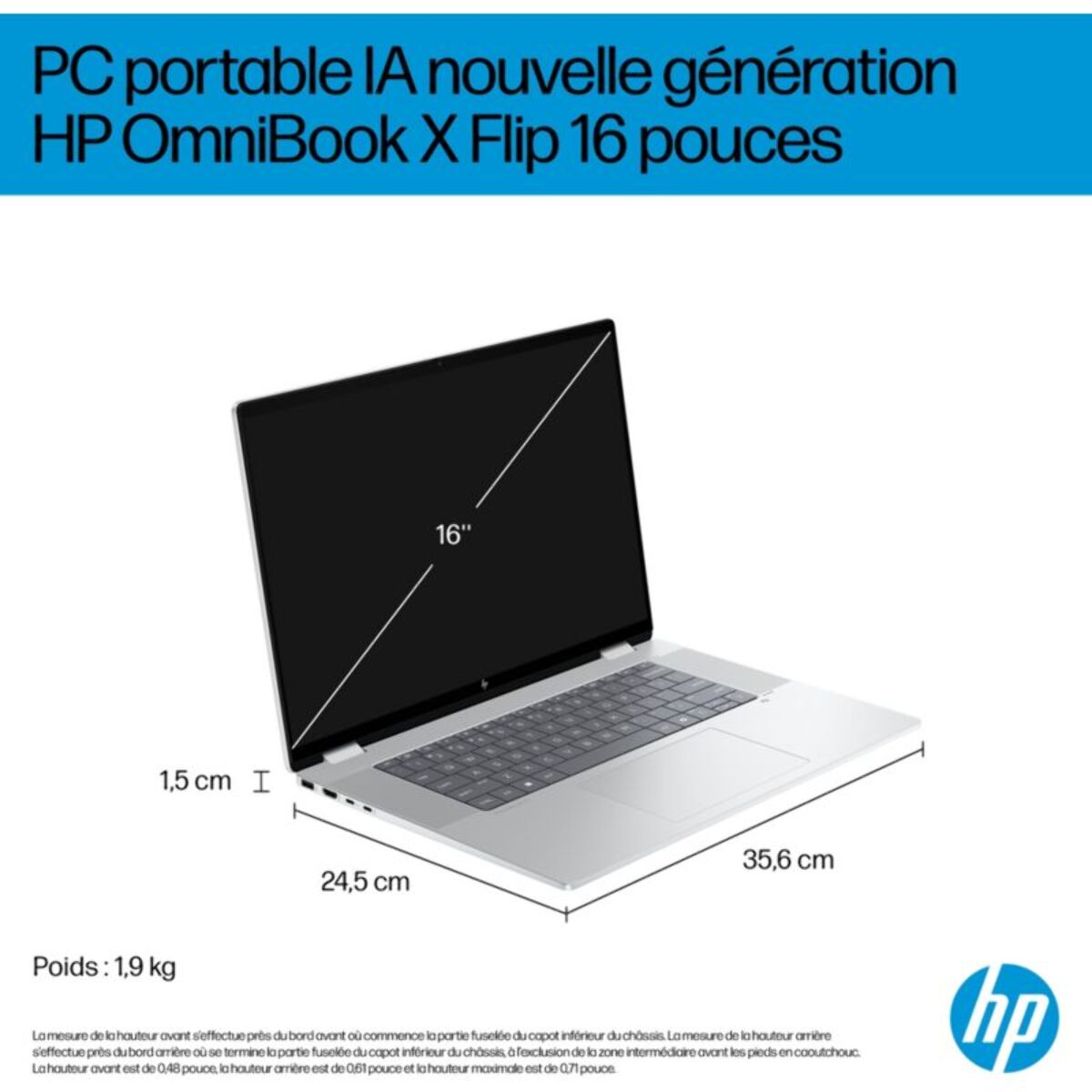 PC Hybride HP Omnnibook 16-as0001nf