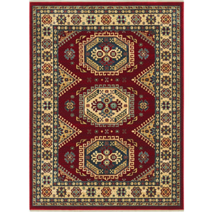 Tappeto Orientale Disegno Persiano Rosso