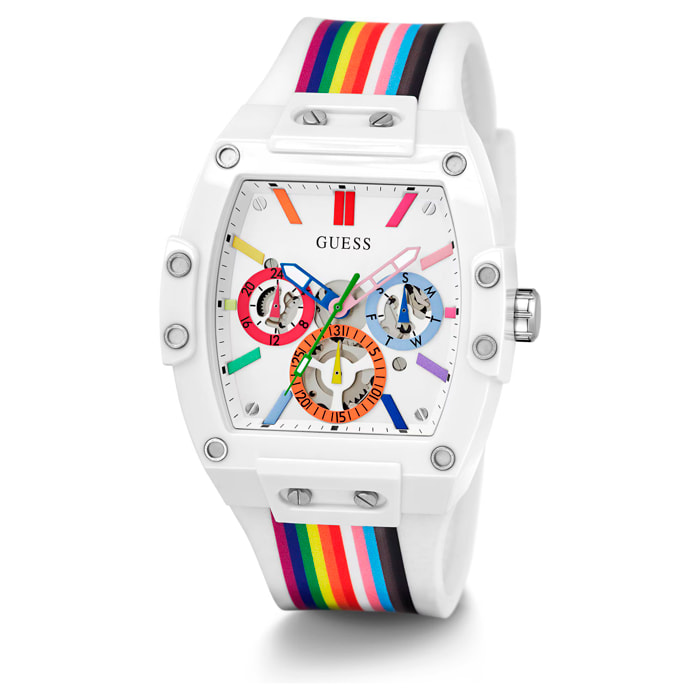 Reloj Guess GW0720G1 Hombre Analogico Cuarzo con Correa de Silicona
