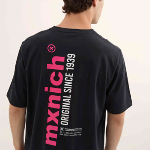 Camiseta Estilo Urbano Oversize Algodón Orgánico Antracita STREETWEAR T-SHIRT ANTHRACITE