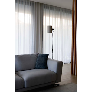 GUADALUPE Lampadaire noire/beige