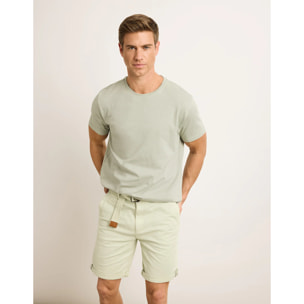 Camiseta Manga Corta Verde - Basili