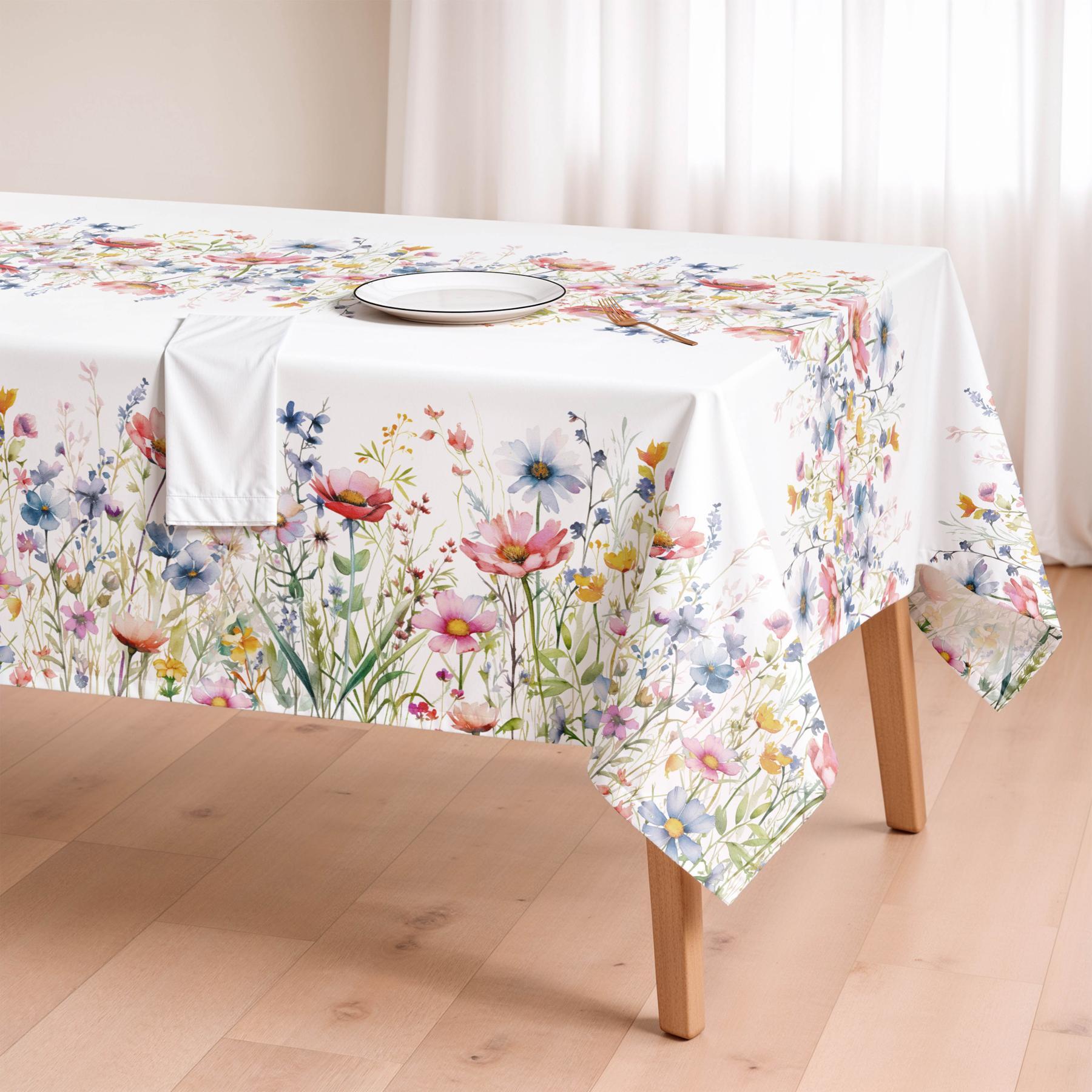 Nappe imprimée anti-taches DAINA MULTICOLORE