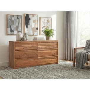Aparador de Madera de Acacia Estilo Rústico Moderno