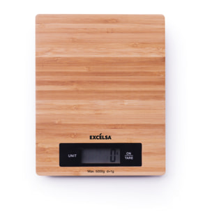 Bilancia Elettronica Excelsa – Eco Living, Bambù e ABS Beige