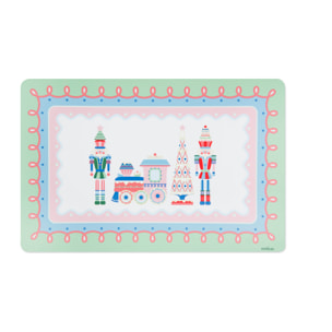 Set 6 tovagliette rettangolari Excelsa – Xmas Sweet Pastels, Polipropilene multicolore