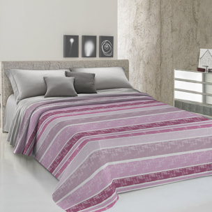 Copriletto di cotone Riga Rodrigo rosa