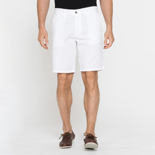 PANTALONE CORTO CHINO IN LEGGERA GABARDINA DI COTONE