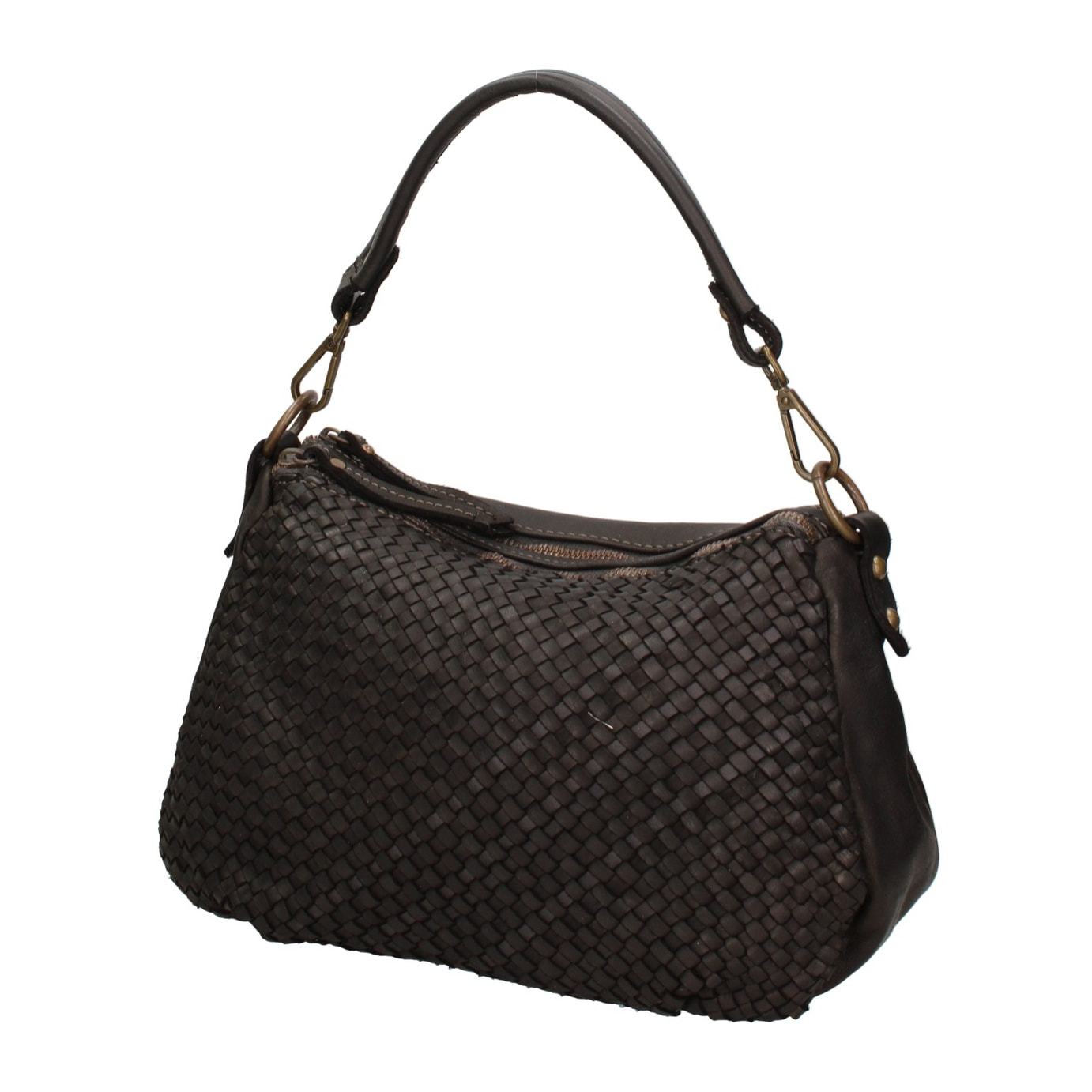 Borsa a spalla da donna - Modello Novella - Vera pelle - 31.0 x 18.0 x 12.0 cm