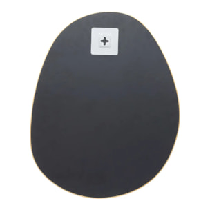 Lot de 3 miroirs organiques "Lida" L32/44,5/47cm or