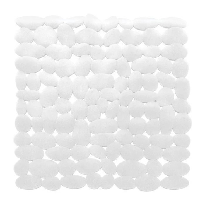 Tapis Fond de douche PVC MARATHON 54x54cm Blanc Spirella