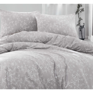 Parure housse de couette et taie(s) oreiller 100% Coton