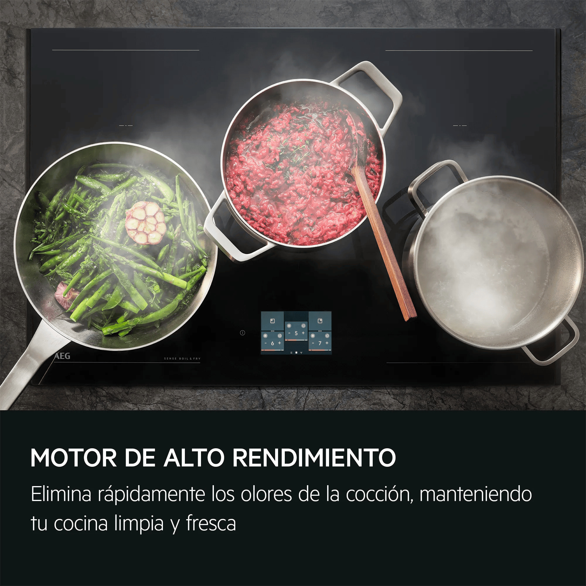 AEG Campana extractora de techo Serie 7000 SilenceTech de 90 cm NDC7792SM