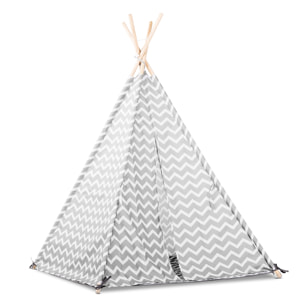 Tienda india infantil ZIGZAG TIPI de poliéster para interior/exterior