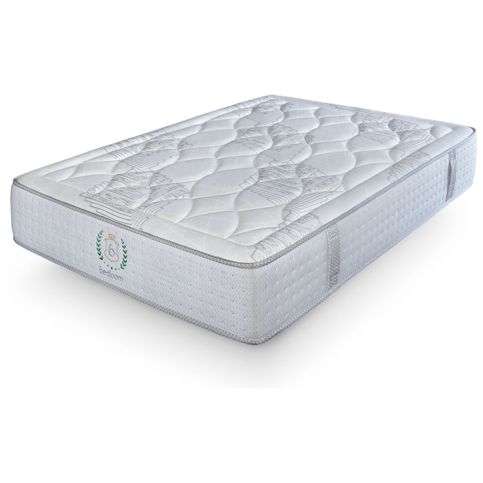 Colchón Viscoelástico Muelles Ensacados Bedloom de SonnoMattress, Altura 30 cm