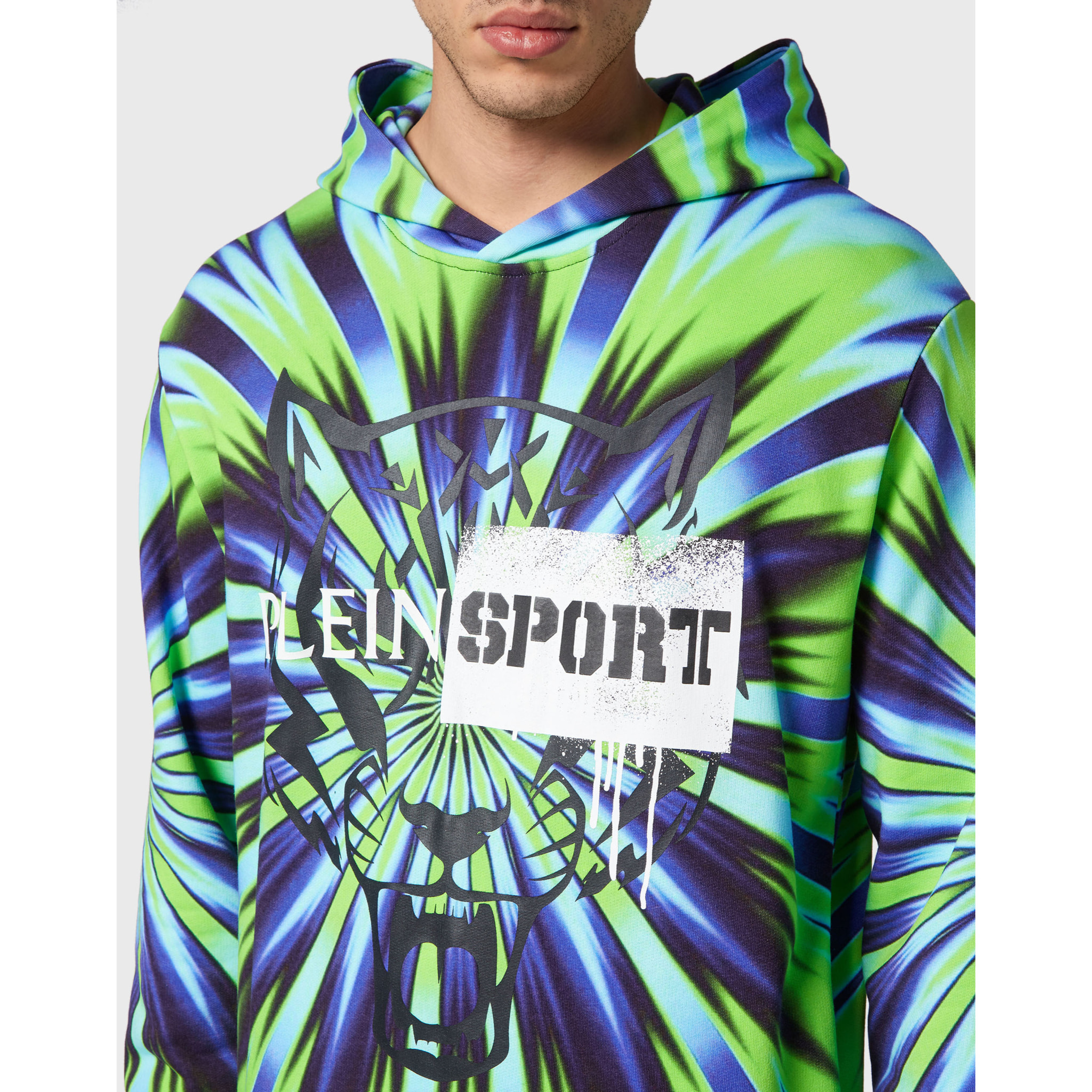 PLEIN SPORT Sudadera con capucha TIGER