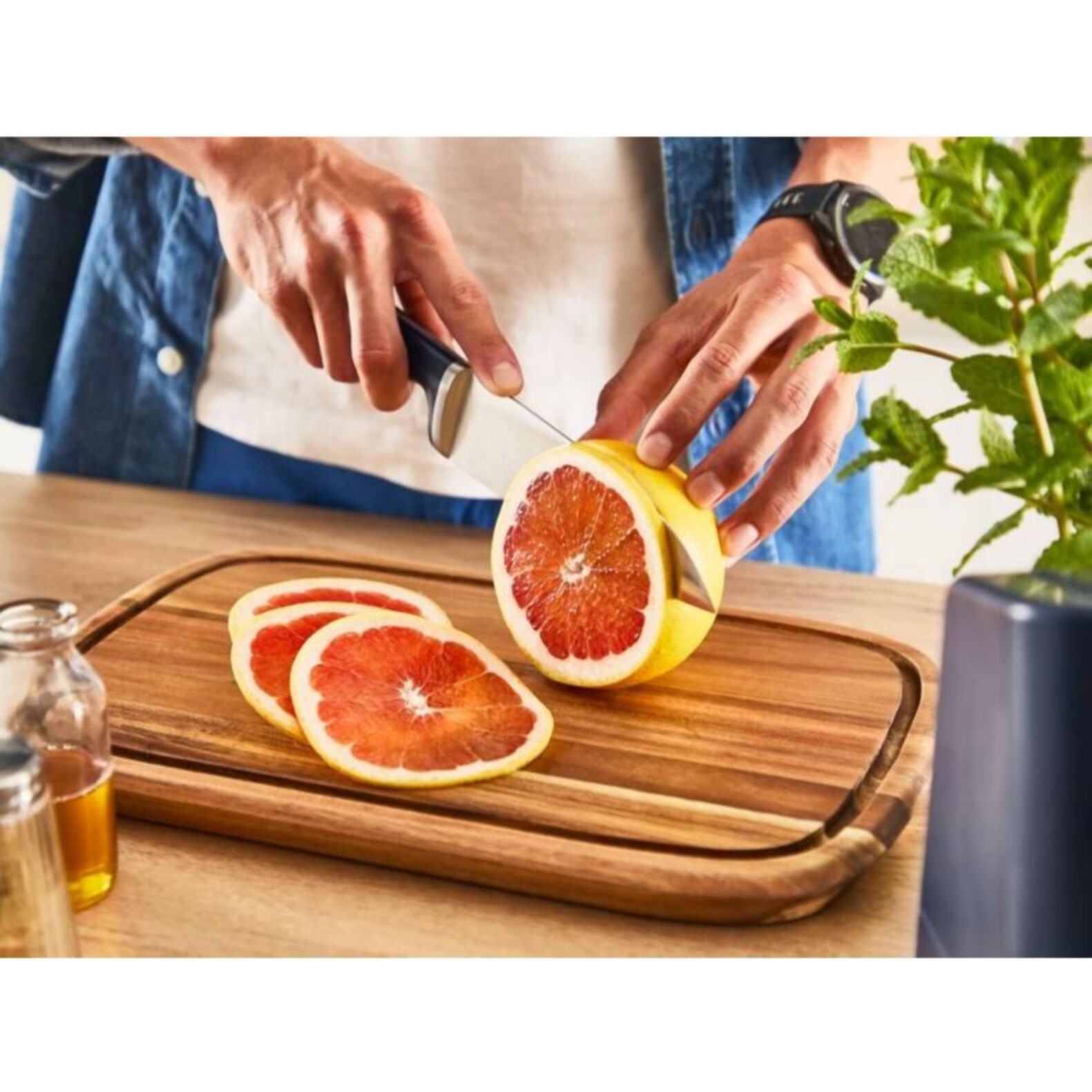 Bloc couteaux TEFAL EverSharp Pro 16.5cm avec aiguiseur