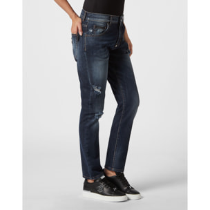 PHILIPP PLEIN Jeans dal taglio boyfriend