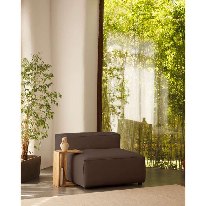 Sillón de pana color gris oscuro de 110x90cm Alto: 70 Largo: 110 Ancho: 90