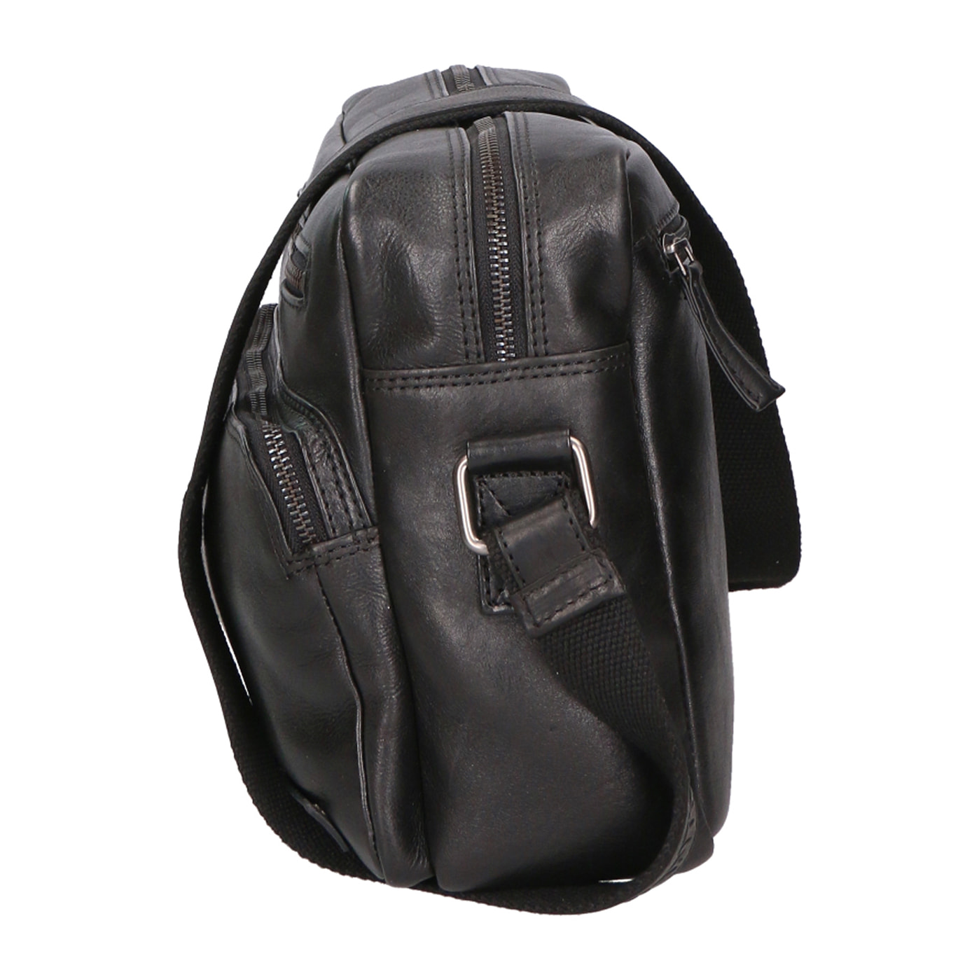 Borsa a tracolla unisex In Vera pelle Made in India 31x23x11 cm