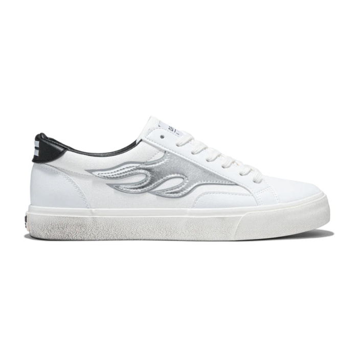 Zapatillas Bajas de Hombre Echo Flame Blanco / Plata D.Franklin