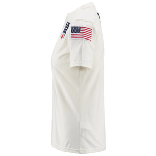 T-Shirts & Top Kappa Donna 6Cento Wayba2 Us Bianco