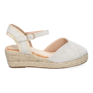 Sandalia de Cuña de Yute para Mujer, Comodas y Elegantes, Diseño Moderno con Tira Decorativa