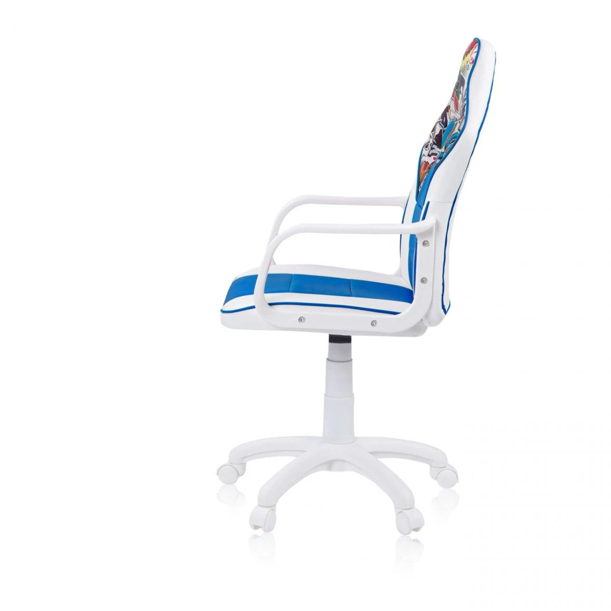 Silla gaming DRW Sticker Blanco Azul DRW