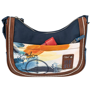 Bolso Bandolera Mujer Skpat Sirmione Azul Marino