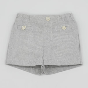 BERMUDA TEXTURA GRIS