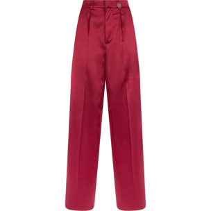 PHILIPP PLEIN Satin Dame Fit Trousers