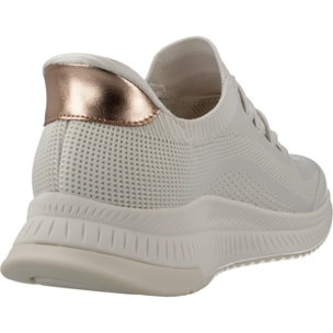 Sneakers De  Mujer Slip-ins Bobs Squad 4 Dire Step Blanco